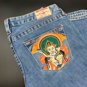 RARE True Religion Kamasutra Design Jeans - 31/34